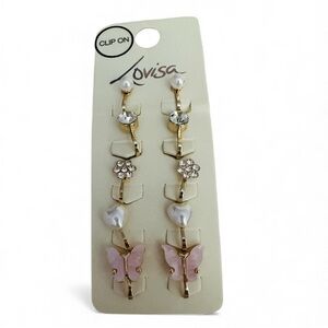 Lovisa Gold and Pink Clip-On Earrings

Lovisa Clip On Earrings Set